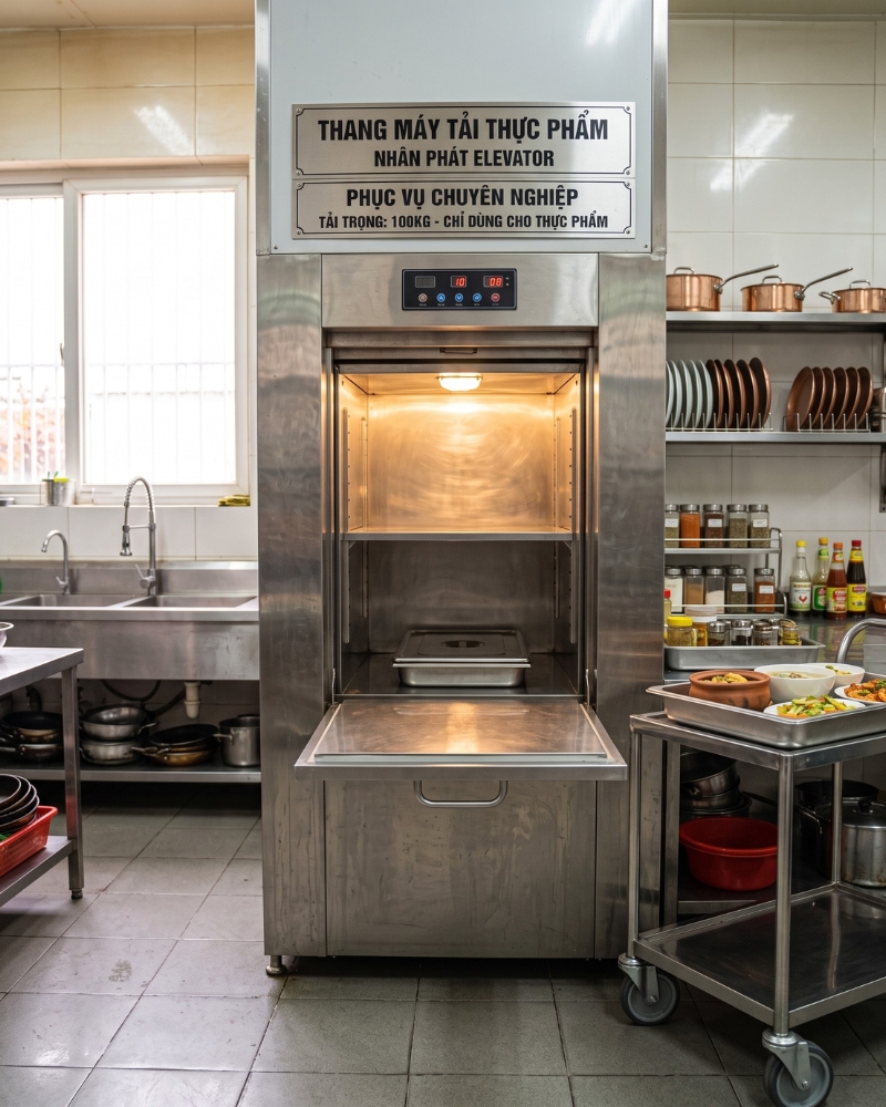 Thang Tải Thực Phẩm – NP TP01