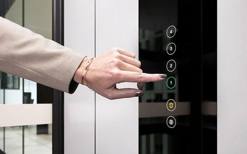 Bảng gọi tầng thang máy ứng dụng công nghệ cảm ứng