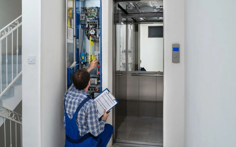 Các vị trí lắp đặt thang máy không hố pit gia đình