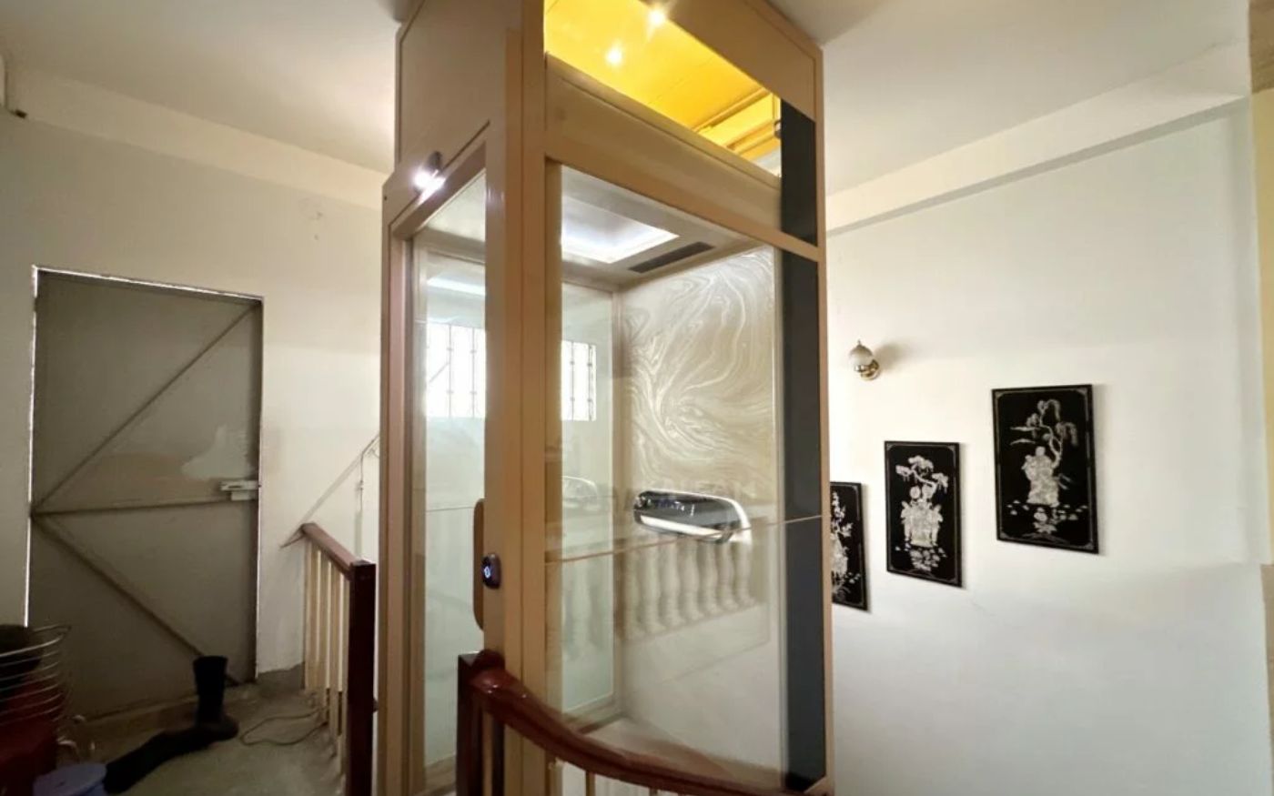 Cách lắp đặt thang máy không cần xây tum