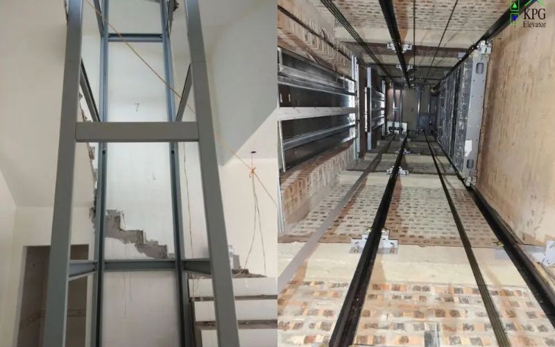 Cấu tạo kỹ thuật ảnh hưởng đến diện tích hố thang